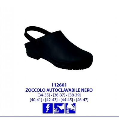 ZOCCOLO AUTOCLAVABILE NERO