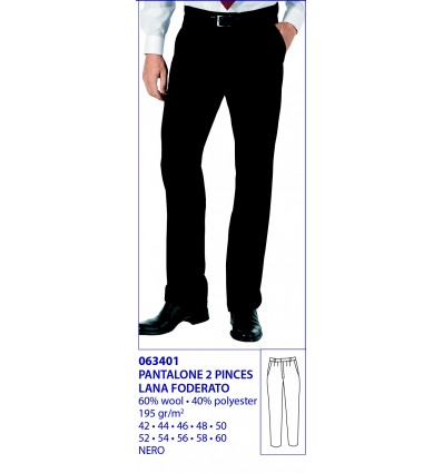 PANTALONE 2PENCE MISTO LANA
