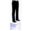 PANTALONE SENZA PINCES MISTO LANA