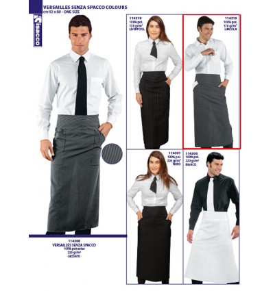GREMBIULE VERSAILLES SENZA SPACCO